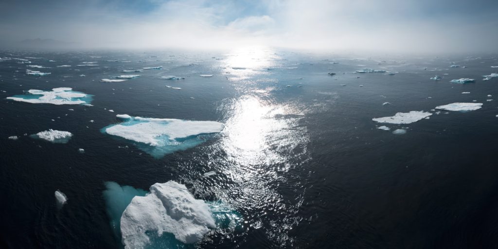 Melting ice